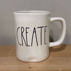 Rae Dunn White 'Create' Mug